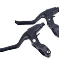 Aluminum MTB Brake Lever Set Front and Rear Disc Brakes for Mountain Bikes BMX and Folding Bikes Durable Alloy Lever with Galvanized Cable