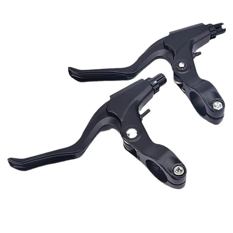 Aluminum MTB Brake Lever Set Front and Rear Disc Brakes for Mountain Bikes BMX and Folding Bikes Durable Alloy Lever with Galvanized Cable