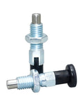Built Tough Retractable Alignment Dowel Pin With Self Locking Knob And Spring Loaded Mechanics Made From Zinc Plated Carbon Steel
