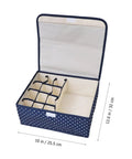 Nifty Thirteen Pocket Underwear Storage Box Perfect For Closet Organization And Keeping Your Personal Stash Sorted Straight Up Neat With Smooth Waterproof Oxford Cloth showing open compartments.