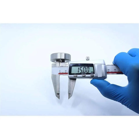 Measuring Built Tough Csks15Pp One Way Roller Clutch Bearing With Keyway 15X35X11Mm using digital caliper for accurate sizing.