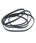 Beefed Up 6mm Wide Timing Belt Set 2GT Series showing multiple sizes 276 to 370, coiled and ready for CNC and robotics.