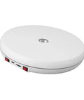 Stunning 25 Cm Electric Rotating Display Stand With Led Light, white acrylic turntable with controls for easy use.