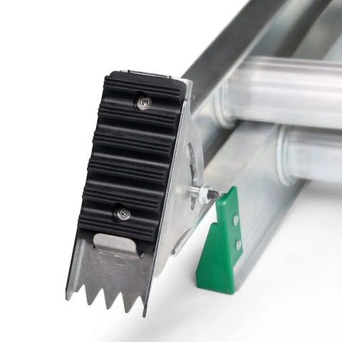 Replacement Shoe Kit For Aluminum Extension Ladders Grippy Non Slip Feet D1200 D1300 D1700 D1800 with rubber caps and aluminum
