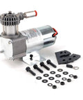 24V Onboard Air Rig for Trucks and SUVs with 120 PSI Max, 1.03 CFM, Engine Must Be Running, Hardmount System, Omega Bracket, Hardware