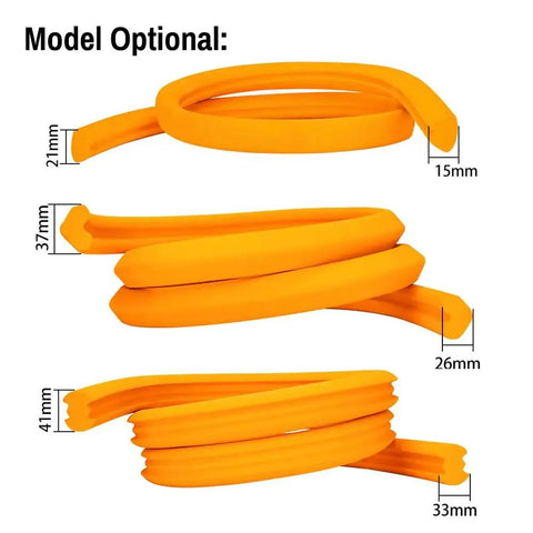 Tubeless Tire Liner And Rim Protector For Mountain And Road Bikes, Explosion Proof Vacuum Tire Liner shown in size options