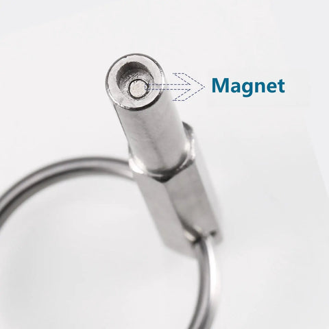 Close-up of Magnetic Oval Head Coffee Machine Repair Tool Kit for Open Security Screws stainless steel magnetic tip.