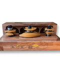 Three Piece Ogee Raised Panel Door Set with 1/2-inch shank for cabinet doors, includes 3-1/2-inch diameter cove panel backcutter.