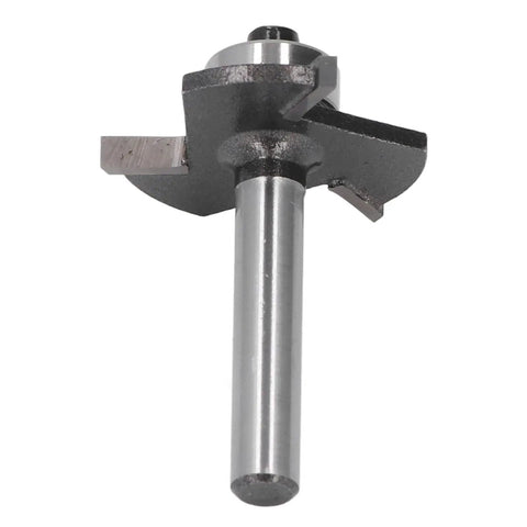 One Eighth Inch T Slot Router Bit With Quarter Inch Shank, Three Flute Ball Bearing Cutter, Tungsten Carbide Tip