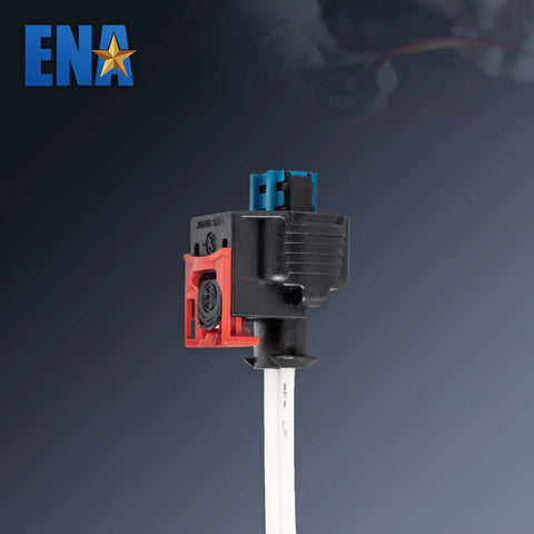 2 Way Multi Purpose Connector Pigtail Replacement Plug And Play For PT2723 13581091 A C And Heater Control Switch Connector Compatible With Chevrolet Cruze Limited 2013 2014 2015 2016, black plastic with red lock