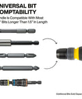 Smooth Operator Fastbit Screwdriver With Tru Grip Ball Handle Quick Release Collar includes various compatible bits.
