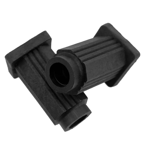 Square Caster Insert Cover For Chairs And Tables Plastic Caster Socket Replacement Sleeve 4 Pcs Durable PP Material