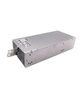 Hardcore Switching Power Supply 1000 Watt 24 Volt Output Built Tough For Industrial Automation viewed from the side with connectors.