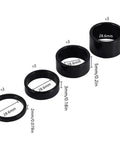 12 Piece Bicycle Headset Spacer Set For 1 1/8 Inch Threadless Aluminum Alloy Stem Spacers In 2mm 3mm 5mm 10mm Black Ride Ready