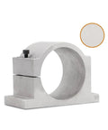 125mm Spindle Motor Clamp Mount Bracket Aluminum CNC Clamp For Precise Machining, Heavy Duty Spindle Mount Fits 100mm And 125mm Tooling, Rock Solid Locking Clamp For Milling And Lathe, front view