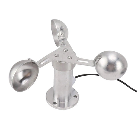 Pro Grade Wind Speed Sensor Anemometer With 8m Cable Lightweight Aluminum Alloy Build 360 Degree Wind Speed And Direction Measurement For Power Plants And Meteorology Monitoring Top Notch Performance aluminum cup sensor with cable