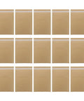 Self Sealing Kraft Bubble Mailers 16x22cm Padded Shipping Bags 25 Pack arranged in rows for mailing and shipping