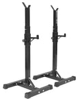 Beefy Adjustable Squat Rack And Barbell Stand For Home Gym, Heavy Duty Steel, Safe And Stable, Easy Assembly, height adjustable uprights