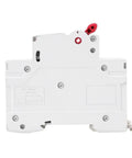 Side view of Double Pole DIN Rail MCB 6kA Miniature Circuit Breaker 40A 63A AC Type With CB 230/400V DIN Rail Mount for panels.