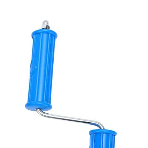 Heavy Duty Steel Drain Snake Auger Smashing Through Stubborn Bathroom And Kitchen Buildup Extends To Ten Meters Clears Sink And Tub Without Breaking A Sweat Guaranteed, blue handle design.