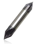 Beefy Half Inch Carbide Chamfer Mill 60 Degree Double End Four Flute AlTiN Coated Solid Carbide End Mill For Medium Hard Materials