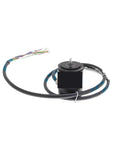 Absolute Rotary Encoder Position Sensor For Industrial Automation 24V Powered Model PWF0012BLG shown from front with wires