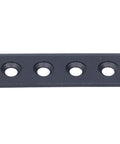 Four Hole Fixation Connector Plate Kit For Sliding Doors Carbon Steel Barn Door Hardware 8x2.7cm Plate Front View