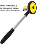 Cryfokt Measuring Wheel, .9m Range Push Button Reset Surveying Wheel, with rubber wheel and ergonomic grip for accurate measurements.