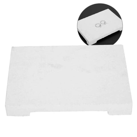 Heat Resistant Quartz Soldering Board For Jewelry Making And Repairs, Flame Retardant Work Surface Up To 2000 C, 7.9 By 7.5 By 4.3 Inch Soldering Block