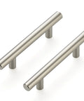 10 Pack 5 Inch Cabinet Pulls In Brushed Nickel Stainless Steel For Kitchen Cabinets And Drawers With 3 Inch Center To Center Hole Spacing Easy To Install Durable Hardware Designed For Modern Kitchens