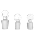 Durable Borosilicate 3.3 Glass Erlenmeyer Flask Set With Glass Stoppers for 50ml, 100ml, 250ml Quick Chemistry Experiments