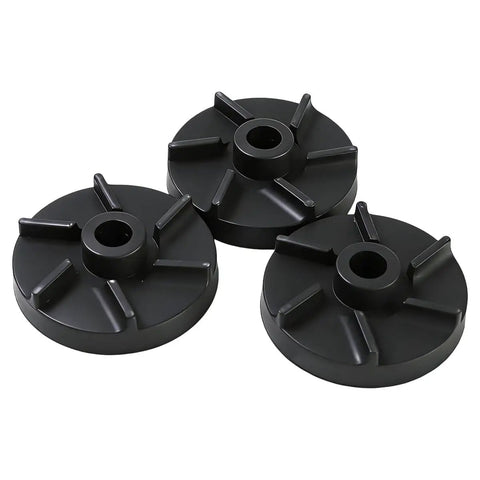 Premium Magnetic Impeller And Heavy Duty Bearing Housing For Cold Drink Machines Keeps Beverages Rolling Smooth And Stops Chunky Residue In A Dope Three Pack, black nylon impeller set.