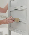Applying Premium White Finishing Wax Topcoat For Interior Furniture Cabinets Walls And Decor Odor Free Non Hazardous Water Resistant