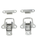 Stainless Steel Draw Latches 4 Pack, 304 Butterfly Buckle Clips For Flight Cases, Tool Boxes, Cabinets, And Guitar Gear, Silver 5.5x3.8 cm