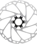 Centerlock 140mm Disc Brake Rotor SM-RT64-SS Stainless Steel for Mountain Bikes, top view of rotor design