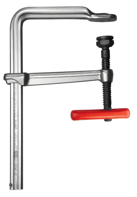 Beefy 12 Inch Deep Throat All Steel Clamp With MorPad Tilt To 35 Degree Sliding Arm One Piece Rail And Fixed Jaw Heat Treated Spindle