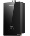 Instant Propane Tankless Water Heater For Indoor Use Whips Up Endless Hot Flow Across The Whole House Pulling A Solid 7 Point 6 GPM, Front View