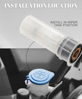 Windshield Washer Fluid Level Sensor Replacement For Nissan And Infiniti Cars And SUVs including Altima Maxima Murano installation
