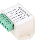 Dope Frequency To Voltage Converter Module With Durable Shell 0 To 500 Hz To 0 To 10 V Output Isolated Input For Anti Interference 15 To 24 V DC Power Great For DIY Electronics Projects And Instrumentation, angled view showing terminals