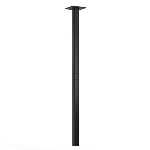 Durable 58.5 Inch Mailbox Post For Walter And Charles Mailboxes, Built To Last, 2x2 Square Steel Post With Three Sixteenth Inch Welded Mounting Plate
