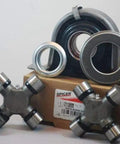 Ford F250 F350 Super Duty 4x4 Driveshaft Carrier Kit With Dana Spicer Carrier Bearing And Three SVL 1410 Greasable U Joints