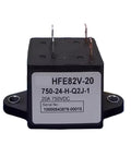 Heavy Duty Dc Contactor Featuring High Voltage Pre Charge Arc Quenching Relay That Handles 750Vdc Surges Like A Champ While Delivering Smooth 20 Amp Continuous Performance On 24V Coils, black epoxy housing.