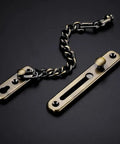 Beefy Stainless Steel Door Security Chain Stopper Featuring Two Inch Ventilation Gap And Rust Resistant Brushed Finish For Front Door giving you total peace of mind setup.