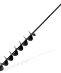 32 Inch Extended Length Garden Auger Drill Bit for Planting Bulbs and Bedding, No Squat Post Hole Digger for 3/8 Inch Hex Drive