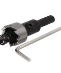 HSS Hole Saw Set 17.5mm Diameter 65mm Length With 15mm Cutting Depth Spring Loaded Twist Drill Bits with hex wrench