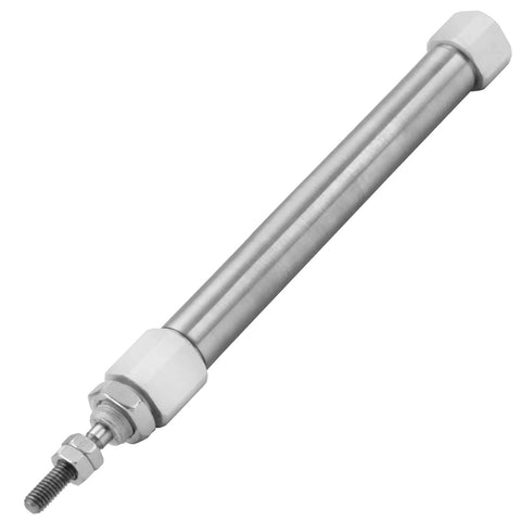 Compact Stainless Steel Slim Air Pneumatic Cylinder CDJ2B 10 To 100 With M5 Port, 10mm Bore, 100mm Stroke image, side view