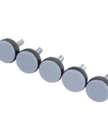 Five PTFE Furniture Sliders With M6 Thread Antislip Chair Glides For Tables Cabinets Stools 20 Pack Make Moving Heavy Furniture A Cinch On Hardwood Tile Laminate Floors Scratch Free aligned horizontally