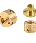 Upgrade Your 3D Printing Game With This NF T8 Oldham Coupling For Z-Axis And Hot Bed To Smooth Out Vibration And Boost Accuracy On BLV Or Voron Machines For Serious Builders, gold aluminum