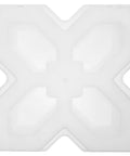 Concrete Paver Molds And Stepping Stone Set For Patio Pathway DIY Garden Decor Durable Plastic Cement Molds For Garden Walkway Brick Tile Forms Reusable Casting Kit, white plastic mold