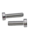 Top Notch 304 Stainless Steel Cheese Head Machine Screws With Phillips Drive in metric sizes, M3x8mm, pack of 100 screws.